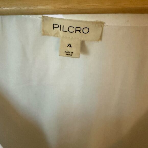 Anthropologie Crossover Bubble Hem Blouse - Picture 9 of 10